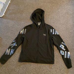 Victoria Secret/ Pink hoodie! Large